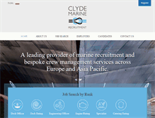 Tablet Screenshot of clyderecruit.com